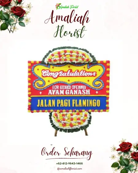 Sewa Papan Bunga Wanadri